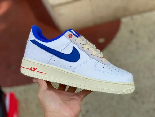 Nike Air Force 1 White/Blue Distressed DR0148-100