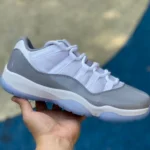 Air Jordan 11 Retro Low "Cement Grey" Grey White Basketball Shoes AV2187-140