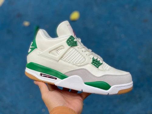 Nike SB x Air Jordan 4 "Pine Green" AJ4 Premium Leather DR5415-103