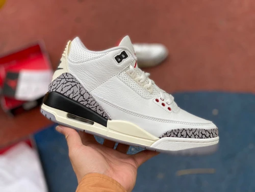 Air Jordan 3 Retro "White Cement" 2023 Distressed S2 Version