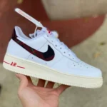 Nike Air Force 1 White/Red Checkered DV0789-100