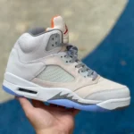 Air Jordan 5 SE Craft Crystal Sole Beige Canvas Orange FD9222-180