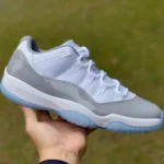 Air Jordan 11 Retro Low "Cement Grey" Grey White Basketball Shoes AV2187-140