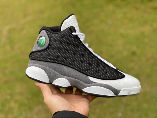 Air Jordan 13 "Black Flint" Black Grey White Sneakers DJ5982-060