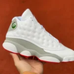 Air Jordan 13 "Wolf Grey" White Grey Red Sneakers 414571-160