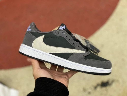 Travis Scott x Air Jordan 1 Low Charcoal Gray CQ4277-003