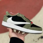 Travis Scott x Air Jordan 1 Low Black Green CQ4277-008