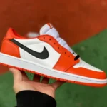 Air Jordan 1 Low White Orange Sneakers CZ0790-801