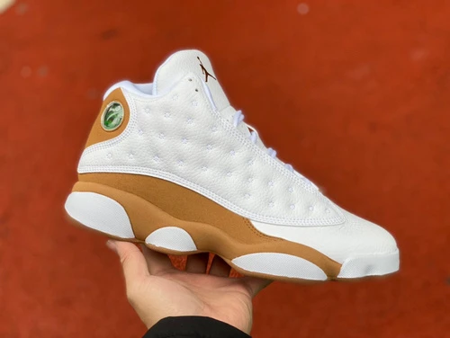 Air Jordan 13 "Wheat" White Yellow Sneakers 414571-171