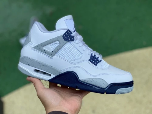 Air Jordan 4 "Midnight Navy" White Blue DH6927-140  LJR Edition