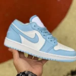 Air Jordan 1 Low Blue White Sneakers DC0774-141