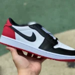 Air Jordan 1 Low OG "Black Toe" 2023 Premium Edition Sneaker CZ0790-106