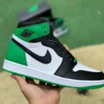 Air Jordan 1 High OG "Lucky Green" Black White Green LJR Edition DZ5485