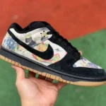 Nike Dunk x Supreme Black Multicolor Collaboration FD8788-001