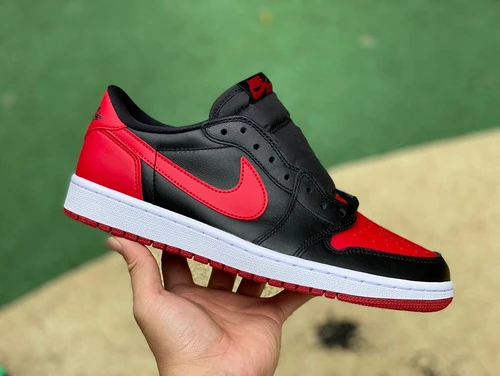 Air Jordan 1 Bred Low OG Black Red 705329-001