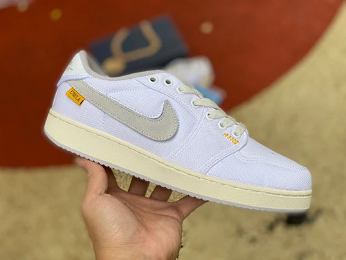 Union LA x Air Jordan 1 KO Low White Grey Sneakers DO8912-101