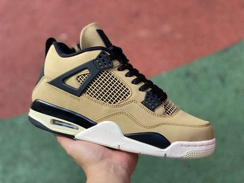 Air Jordan 4 "Mushroom" Beige Brown AQ9129-200  Value Edition