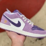 Air Jordan 1 Low Kuromi Purple Women's Low-Top Sneaker DR8057-500