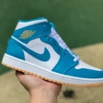 Air Jordan 1 Mid Blue White Sneakers DQ8426-400