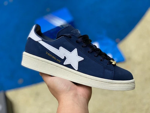 A BATHING APE x Adidas Campus 80S Blue ID4770