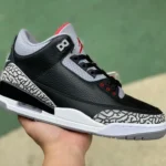 Air Jordan 3 Retro "Black Cement" Cracked Leather 854262-001