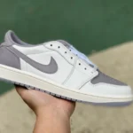 Air Jordan 1 Low OG EX "Sail" White Grey Sneakers CZ0790-101