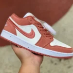 Air Jordan 1 Low SE "Canvas" Pink Sneakers FN3722-801