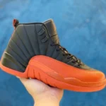 Air Jordan 12 WMNS "Brilliant Orange" Black Orange Sneakers FD9101-081