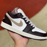 Air Jordan 1 Low White Brown Sneakers DC0774-200