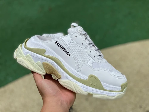 Balenciaga Triple S Mule White