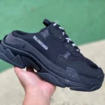 Balenciaga Triple S Mule Black