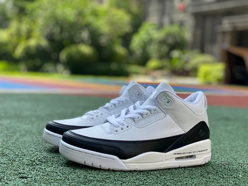 Air Jordan 3 x Fragment "White Black" Cut Piece Version DA3595-100