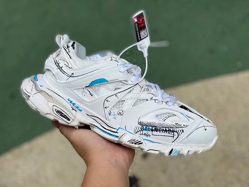 Balenciaga Track 1.0 Blue White