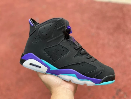 Air Jordan AJ6 "Aqua" Black Purple CT8529-004