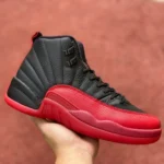 Air Jordan 12 "Flu Game" Black Red Sneakers 130690-002