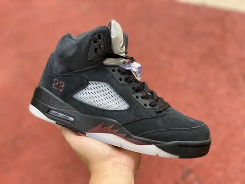 Air Jordan 5 Black x A Ma Maniere Black Red AJ5 FD1330-001