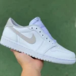 Air Jordan 1 Low OG "Neutral Grey" White Grey Sneakers CZ07