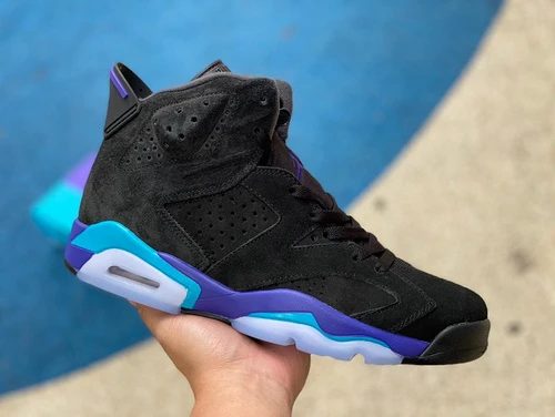 Air Jordan AJ6 "Aqua" Black Purple Original Box CT8529-004