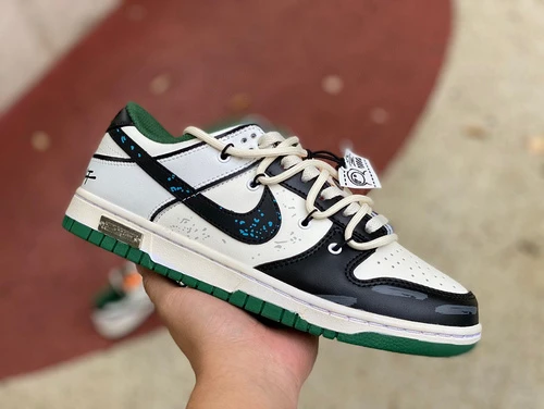 Nike Dunk Low Black White Green dd1391-300