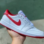 Air Jordan 1 Low OG "University Red" White Red Sneakers CZ0790-161