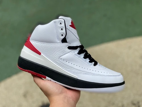 Air Jordan 2 Chicago White Red High-Top Basketball Shoe DX2454-106