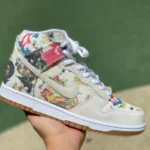 Supreme x Nike SB Dunk High Grey FD8779-100