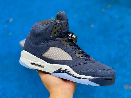 Air Jordan 5 "Midnight Navy" Georgetown Edition FD6812-400