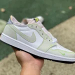 Air Jordan 1 Low OG "Ghost Green" White Green Sneakers DM7837-103