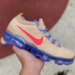 Nike Air VaporMax 2023 Beige/Blue/Red Full-Length Air Cushion Running Shoes DV6840-200