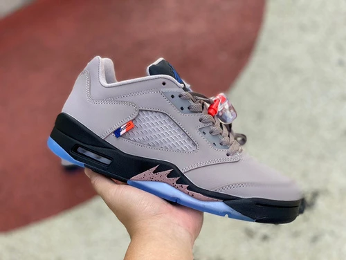 Air Jordan 5 Retro Low "PSG" Grey Brown DX6325-204