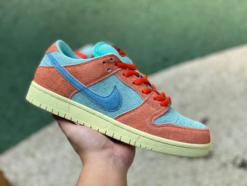 Nike Dunk SB Low "Noise Aqua" Orange Teal DV5429-80