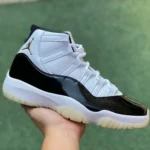 Air Jordan 11 "DMP" Black White Gold Basketball Shoes CT8012-170