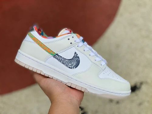 Nike Dunk Low GS White Multicolor Paisley FN8913-141