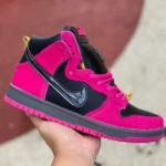 Run The Jewels x Nike Dunk SB High Pink Black DX4356-600